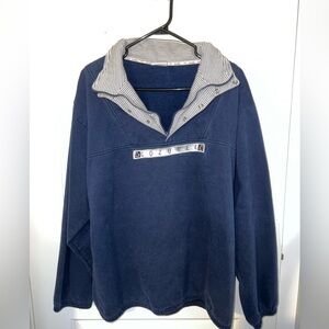 Vintage Cozumel Blue quarter zip